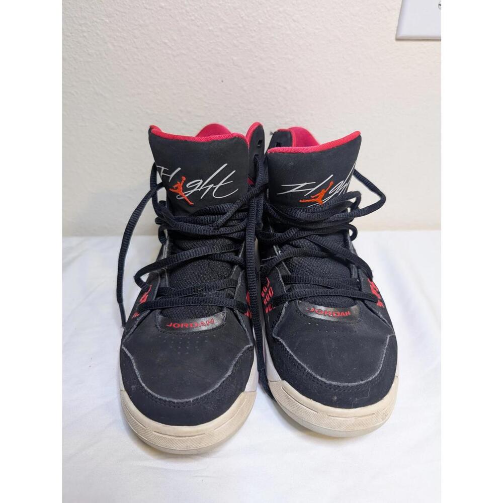 Air Jordan Flight Sneakers Size 5.5 Youth Black and Red